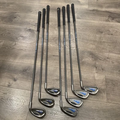 Ping G2 EZ Green Dot 7 Iron Set 5, 7-9, PW, SW,  LW TFC 100 Soft regular Shaft - Image 1 of 4