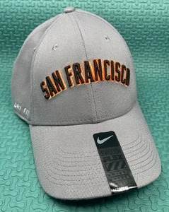 MLB San Francisco Giants Béisbol Nike Legacy91 Swoosh Flex Gorra Gris - OSFM - Imagen 1 de 11