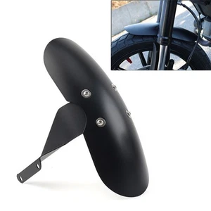 Matte Black Front Fender Mudguard Protector For Ducati Scrambler Cafe Racer - Picture 1 of 7