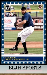 2019 Donruss #247 Brett Kennedy  R85 San Diego Padres