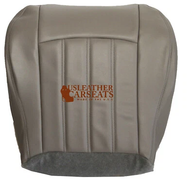 Cubierta de asiento de cuero gris piedra para Chrysler 200 300 2005-2010 para parte inferior del conductor Foto 1 de 4