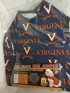 NCAA University of Virginia Cavilers New Small Dog Jumper 8-15 pounds - Picture 1 of 5