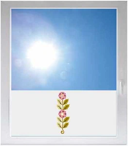 Sichtschutzfolie Sonnenschutz Fensterfolie - GMF0445 - schöne Blumes - Bild 1 von 1