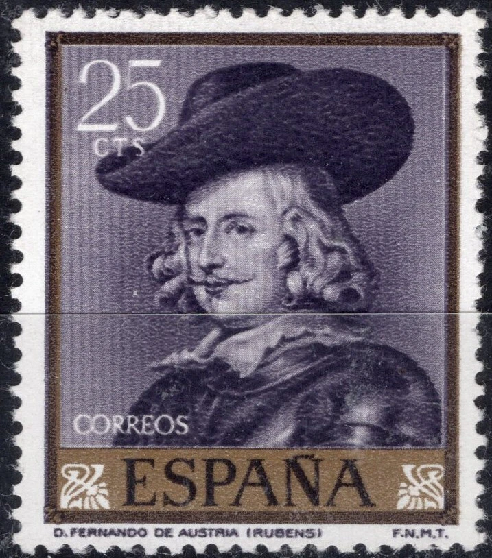 SPAIN, EDIFIL # 1434 P, VERTICALLY LINED, MNH, VF - Image 1 of 1