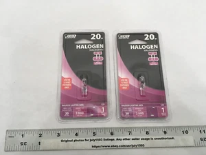 (2) NEW Feit Electric 20W 12V Bulb - G4 Base - 2 x 1pk - BPQ20T3 - Picture 1 of 8