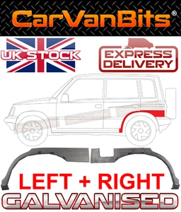 PAR LARGO PARA SUZUKI VITARA 96-03 5 PUERTAS PANEL DE REPARACIÓN ARCO DE RUEDA TRASERA - Imagen 1 de 11