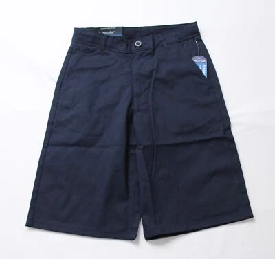 Pantalones Cortos Nautica Hunter Para Niños Frente Plano Elastizados Sarga AN3 Azul Marino Talla 16 Nuevos con Etiquetas Foto 1 de 4