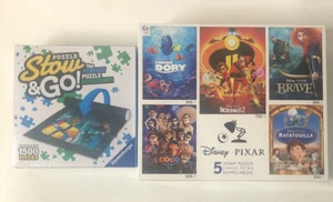 Disney Pixar 5-in-1 Multipack Puzzle Finding Dory Incredibles Ratatouille Bundle - Picture 1 of 4