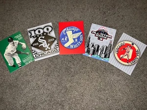 LOTE DE 5 TARJETAS DE FELICITACIÓN CHICAGO WHITE SOX - Imagen 1 de 8