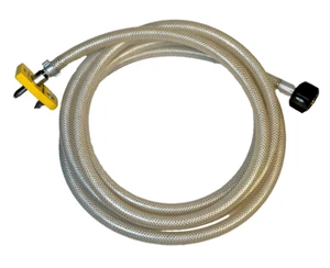 Anesthesia Yellow Air Chemetron Quick Connector with Clear Hose 10Ft - Picture 1 of 6