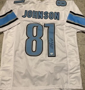 Camiseta personalizada autografiada firmada por Calvin Johnson Detroit Lions talla XL - Imagen 1 de 4