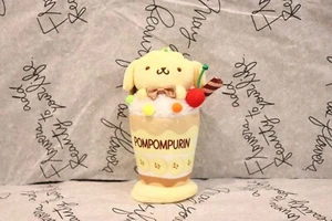 SANRIO-Bubble Tea portachiave-peluche POMPOMPURIN - Picture 1 of 9