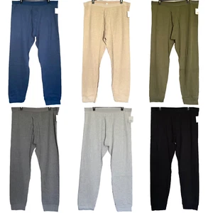 3XL Mens Thermal Pants Lot NEW 6 PAIRS Long Underwear Big and Tall 3XLT Croft 3X - Picture 1 of 12