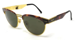 OCCHIALI DA SOLE UOMO DONNA POLICE 2140 426 BY VOGART TARTARUGATO E ORO VINTAGE - Picture 1 of 5