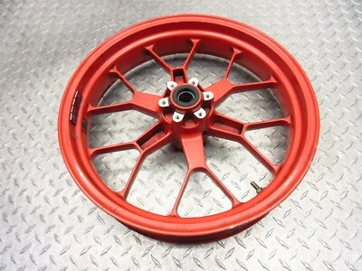 2008 04-08 Aprilia RSV1000R OEM Front Wheel Rim Straight 17x3.5 - Image 1 of 4