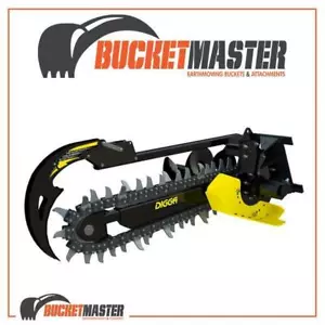 DIGGA BIGFOOT XD TRENCHER 1200MM - Suits 5T-8T - DIGGATAC Chain - EXCAVATOR, SKI - Picture 1 of 6