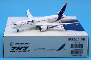Modelo de avión fundido a presión JC Wings 1:400 Air Japan Boeing B787-9 JA803A aletas hacia abajo - Imagen 1 de 13