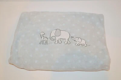 Manta bebé circo target gris elefante jirafa lunares blancos Foto 1 de 4