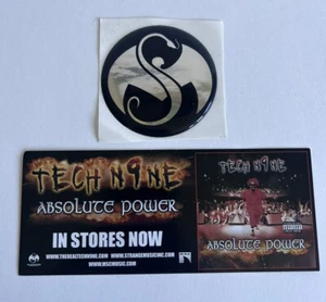 Tech N9ne Sticker Lot (2) Strange Music ICP Hopsin Twiztid Rittz Madchild Esham - Bild 1 von 3