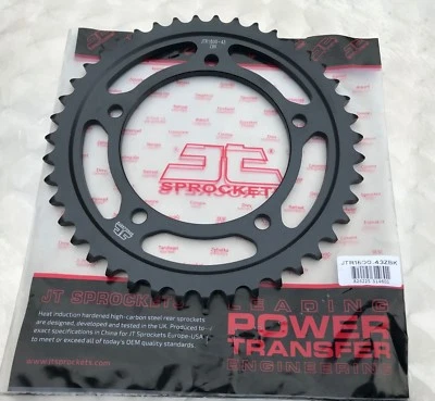 JT Stahl Kettenrad Suzuki GSX-R 1000, GSF1250 Bandit, Hayabusa, JTR 1800-43, sw - Bild 1 von 3