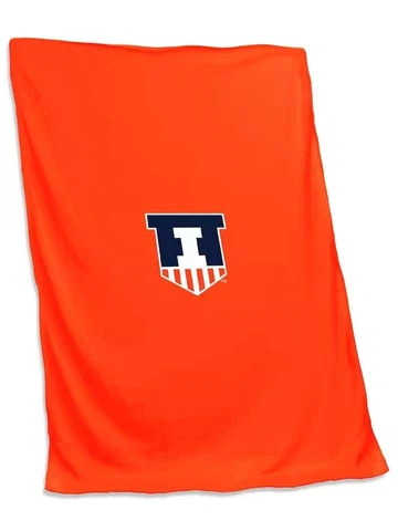 Illinois Fighting Illini NCAA 54'' x 84'' Sweatshirt Blanket - F43427501 Cover