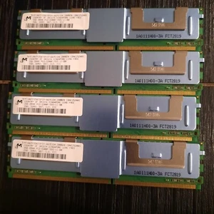 8GB KIT 4X 2GB Server Memory Ram DDR2-667MHz PC2-5300F ECC REG FB-DIMM - Picture 1 of 1