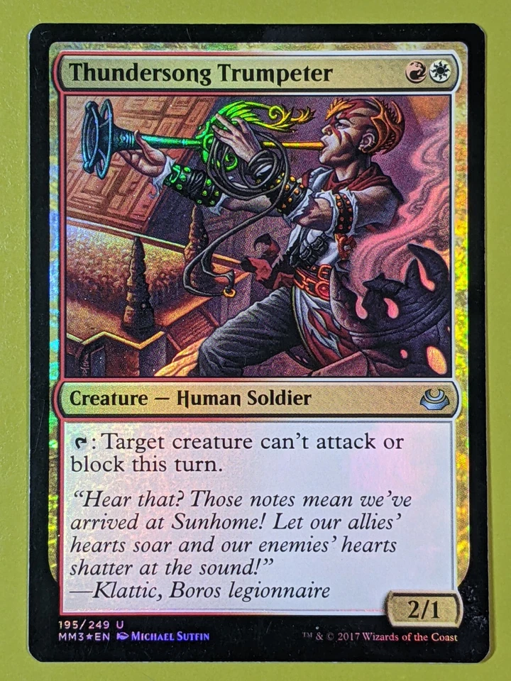 FOIL Thundersong Trumpeter x1 Modern Masters 2017 1x Magic the Gathering MTG - Image 1 of 1
