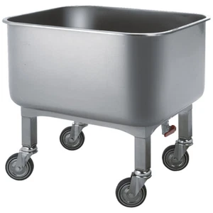 Einweichbecken Mischwanne Edelstahlwanne fahrbar Vielzweckbecken Edelstahlbecken - Bild 1 von 1