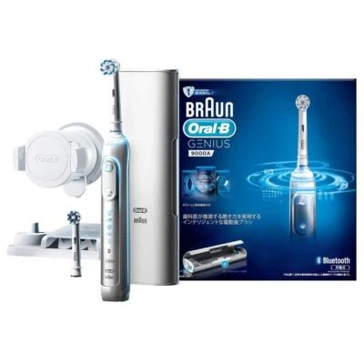 Braun Oral-B Genius 9000 Electric Toothbrush D7015256 XCTWH White AC100-110V Ne - Image 1 of 4