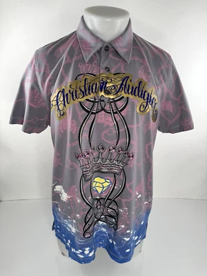 CHRISTIAN AUDIGIER - Deslumbrante Joya Calavera/Corona Para Hombres M/L Polo Foto 1 de 4