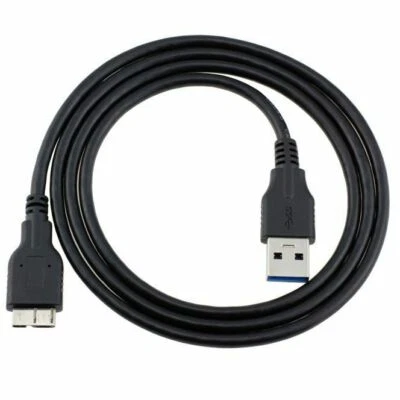 3m SuperSpeed USB 3.0 Micro B Hard Drive Cable For Seagate WD Toshiba PC Camera - Image 1 of 4