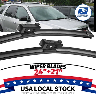 Juego de limpiaparabrisas delantero de 24"+21" OEM para Buick Enclave 2008-2011 Foto 1 de 4