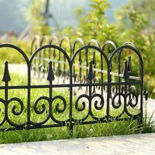 Plastic Fencing Garden Lawn Grass Border Edging Picket Fence - Interlocking