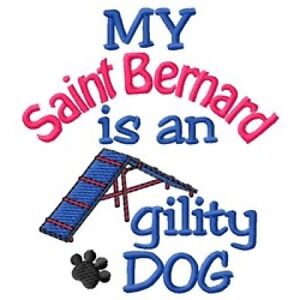 My Saint Bernard is An Agility Dog Sweatshirt - Dc2074L Size S - Xxl