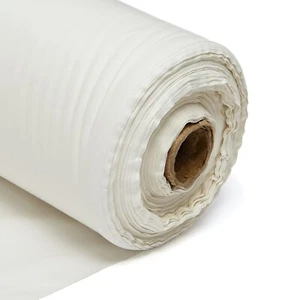 Premium Polycotton Curtain Lining Fabric 54" Inch Ivory Per 1m Metre Clearance - Picture 1 of 8