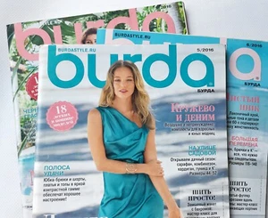 Set 3 revistas Burda 4,5,6/2016 idioma ruso  - Imagen 1 de 5