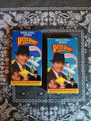 *LOT OF 2* VTG VHS Who Framed Roger Rabbit Touchstone Home Video - Image 1 of 4