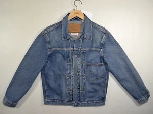 PERFECT vintage Mens LEVIS Type 1 TRUCKER JACKET size S small wabash denim Big E - Picture 1 of 22