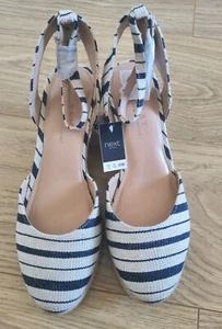stripe wedges-next Size 6.5 wide - Picture 1 of 3