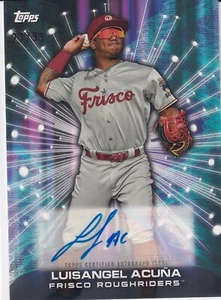 Luisangel Acuna - /99 ((AUTO)) Future Cornerstones - 2023 Topps Pro Debut - Picture 1 of 2