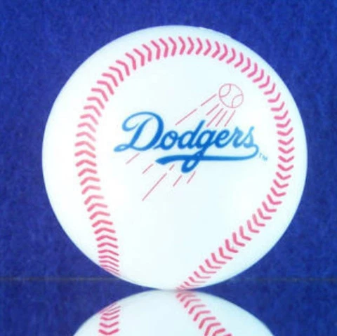LOS ANGELES DODGERS MINI BALL 2" ROUND NEW MLB OFFICALLY LICENSED HARD PLASTIC Cover
