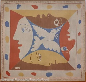 PICASSO*SCHAL*HISTORISCH*1951*FRIEDEN*BERLIN*SELTEN*MUSEUM*KUNST*MUSEUM*FRIEDEN*WELT*MY - Bild 1 von 1