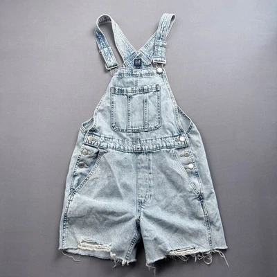 Mono vaquero GAP pantalones cortos para mujer XS lavado ácido desgastado Foto 1 de 4