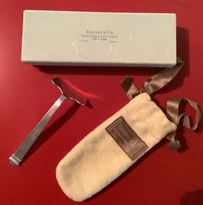 Tiffany & Co.  Sterling Silver Baby Food Pusher Tiffany Box & Cloth No Monogram - Picture 1 of 10