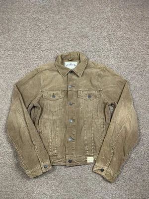 Chaqueta De Pana De Colección Abercrombie & Fitch Para Hombres M Chaqueta Pesada Marrón Años 90 Deportiva Foto 1 de 4