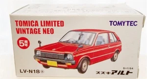 Tomica Limited Vintage Neo LV-N18a Suzuki Alto (red) - Picture 1 of 7