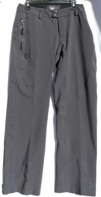 Rei Women's Hiking Outdoor Pants M Black Pockets Zippered Some Stretch Free Ship - Image 1 of 4