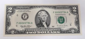 1995 UNITED STATES $2 FEDERAL RESERVE NOTE ( I ) - Picture 1 of 7