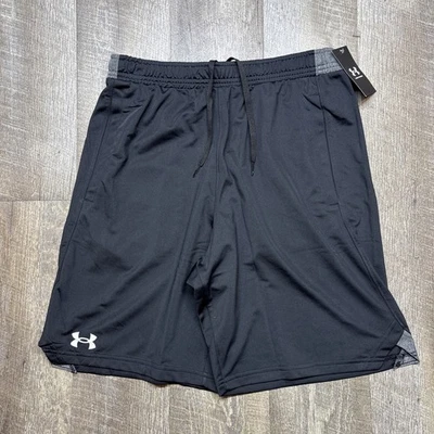 Under Armour Men’s Med Black UA Locker 9” Pocketed Shorts 1351350 - Image 1 of 4