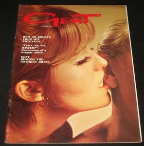 GENT OCTOBER 1965 - 1960s VINTAGE MEN'S GIRLIE PIN UP MAG - Picture 1 of 3
